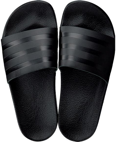 adidas dames slippers adilette farm zwart|Regular Fit .